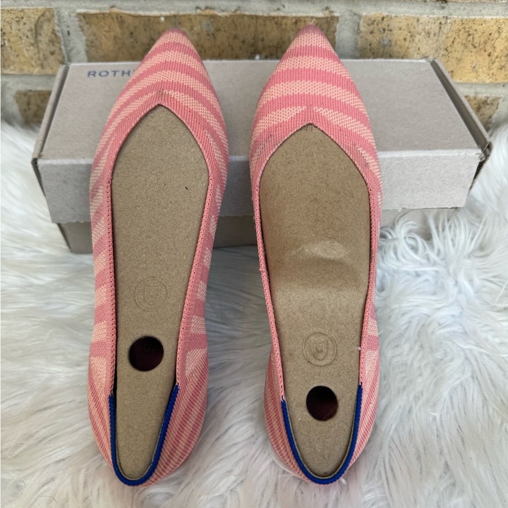 Rothy’s Points 8.5 Macaroon Stripe